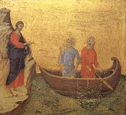 Duccio, Jesus call larjungarna Peter and Andreas